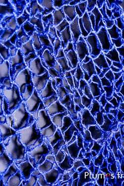 Netz aus Seilen - 100 x 100 cm - nachtblau  